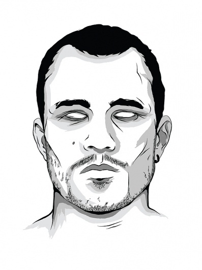 THE PORTRAIT SERIES on the Behance Network #jones #heath #sydney #ledger #illustration #portrait #chelsea