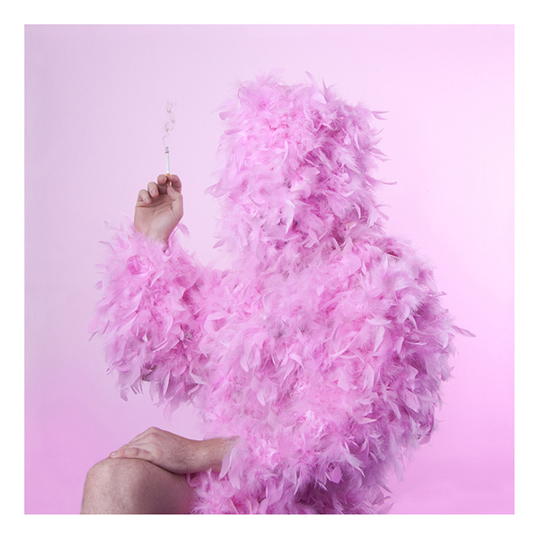 GERWYN DAVIES / BEAST #photograph #photography #smoke #pink #feather #beast #gerwyn davies