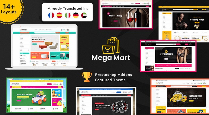 #MegaMart - #MultiPurpose Store - #Prestashop #Responsive #Theme | #TemplateTrip #eCommerce #Website #Design #Template