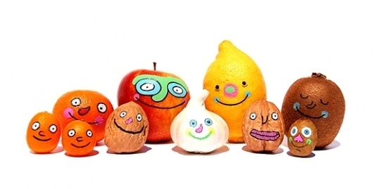 Nic Bennett #nuts #bennett #fruit #illustration #painting #nic