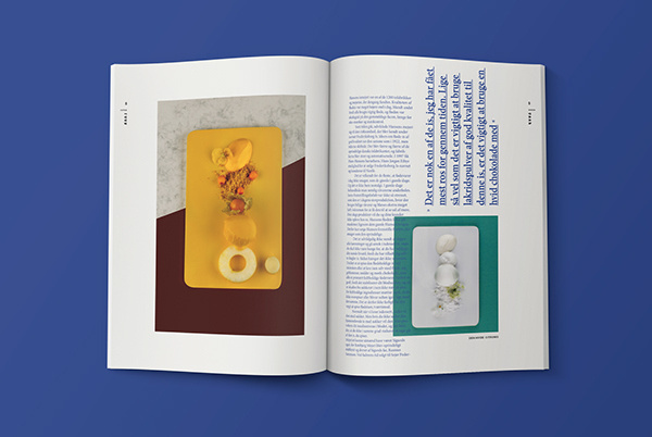The Birthday on Behance #magazine #spreads #food #photos #ice