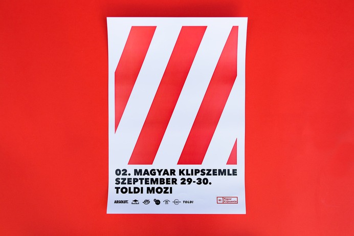 Magyar Klipszemle Branding - Mindsparkle Mag Kristof Kiss-Benedek designed the branding for the Second Hungarian Music Video Festival in Hungary. This project involved the creation of posters, t-shirts, tote bags, together with all the other signage needed for the event. #logo #packaging #identity #branding #design #color #photography #graphic #design #gallery #blog #project #mindsparkle #mag #beautiful #portfolio #designer