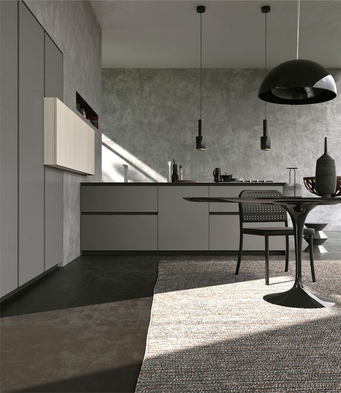 Shades Of Grey - InteriorZine #kitchen #gray