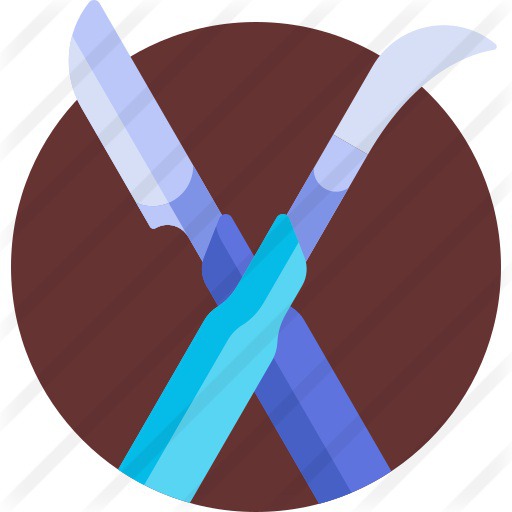 See more icon inspiration related to healthcare and medical, scalpel, surgery, cutting, knife, medical, tool and cut on Flaticon.