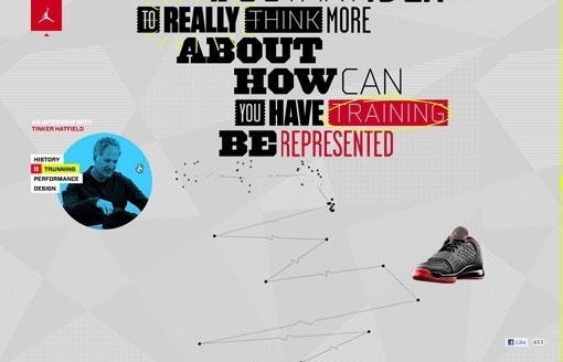 design work life » Academy: Jordan Brand Interactive Interview #design #web