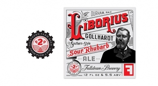 Liborium Ale #beer #badge #branding #packaging #label #logo #ale #typography