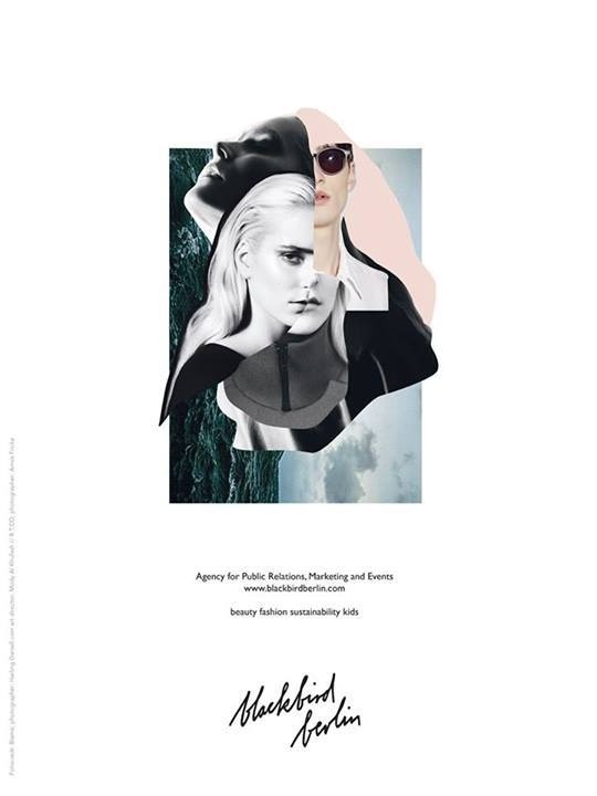 Kollage und Anzeige für Pr Agentur blackbird/berlinFotocredt: Blame; photographer: Harling-Darsell.com art director: Mody Al Khufash //R. # #design #graphic #collage #poster