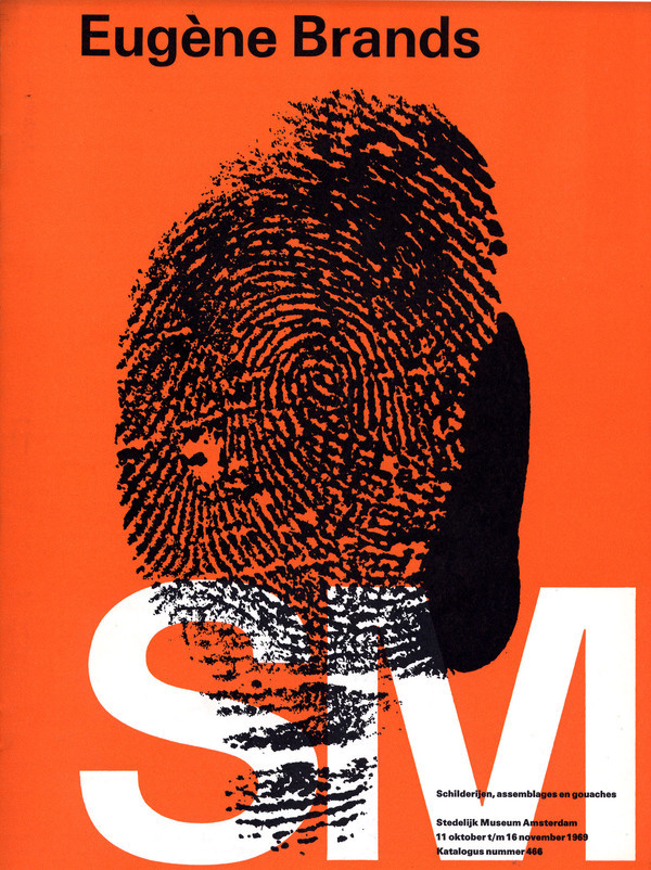 Eugène Brands poster designed by Wim Crouwel #poster