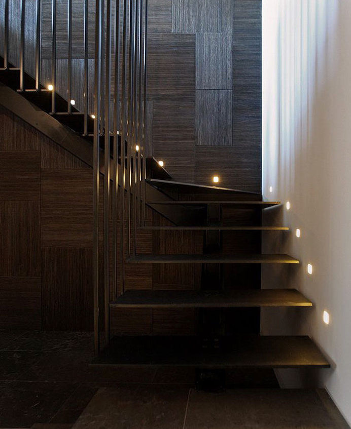 Glamorous Istanbul Apartment by Tanju Ozelgin - #stairs, #staircase, #stairway, architecture, stairs