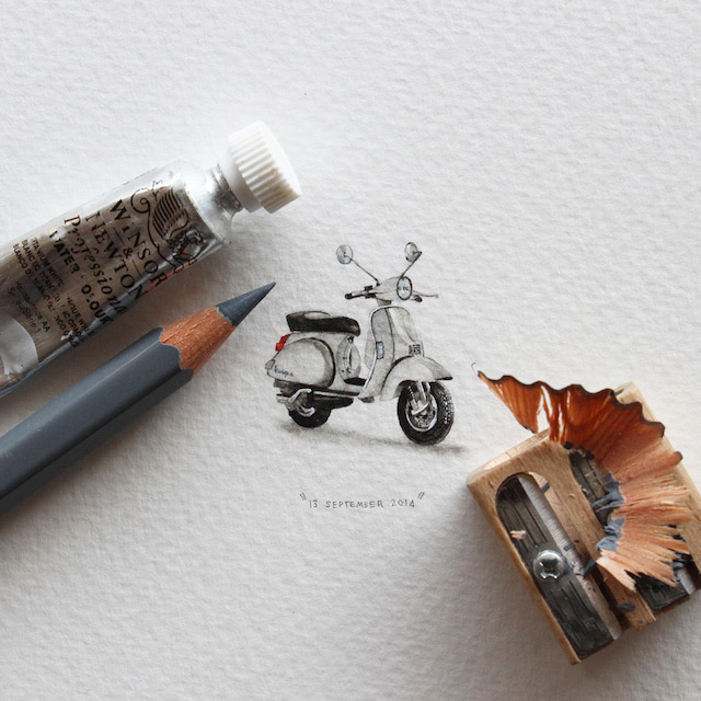 postcardsforants-3 #miniature #painting