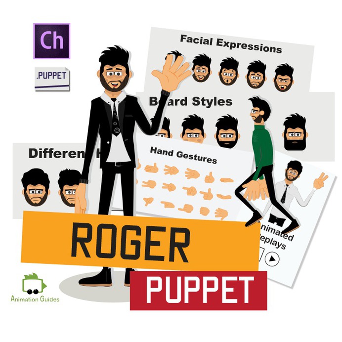 Roger character animator puppet