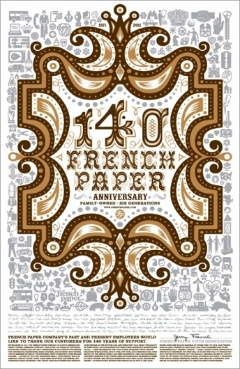 charles s. anderson design co. | 140th Anniversary Posters #csa #poster