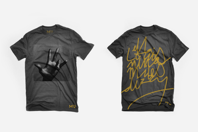 MoJ — Museum of Jazz - valentine sanders #jazz #branding #shirt