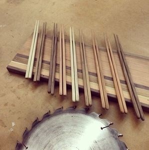 Image of Classic Chop Sticks, Kahokia Design, Brooklyn, NY #reclaimed #brooklyn #board #design #wood #cutting #chopsticks