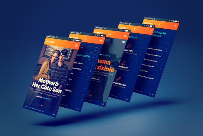 SineTivi #movie #design #simple #cinema #mobile #minimal #art #sinetivi #blue