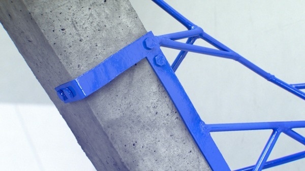 urban taster | a quick (almost daily) taste of the urban landscape #sculpture #weld #bolts #blue #cement