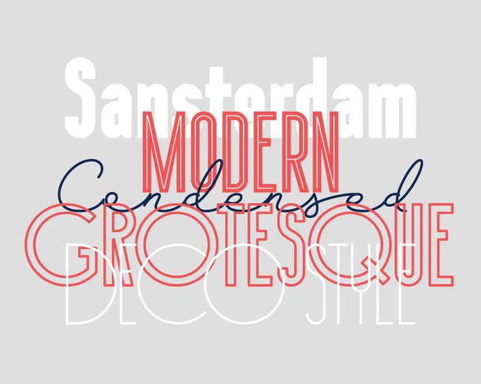 Sansterdam Font Family