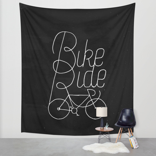 Bikeride Wall Tapestry by Koning