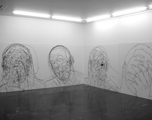 Moises Mahiques artist from Spain. Tras cabeza exhibit #art