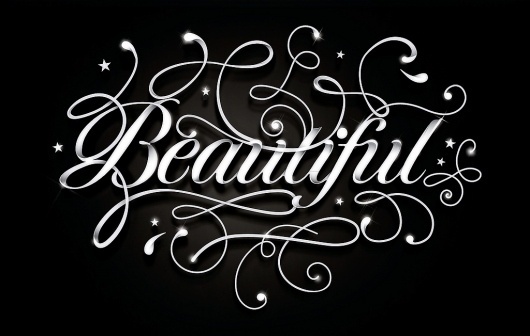 Alle Größen | Beautiful | Flickr - Fotosharing! #lettering #handdrawn #swashes #typo #typography