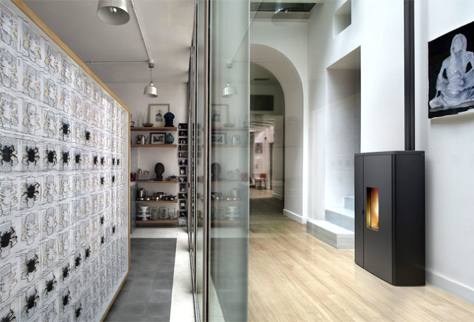 New Pellet and Wood Burning Stoves by MCZ and Sergio Leoni - InteriorZine