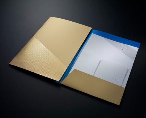 Nike, Identity, upscale, collateral, letterhead, branding, black, gold