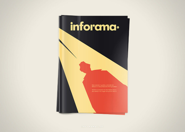 Pilot Issue Inforama. Das Infografik Magazin #infographics #print #infographic #illustration #magazine