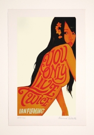 Awesome Robo!: 15 James Bond Pinup Prints By Michael Gillette #bond #james #poster #film #007