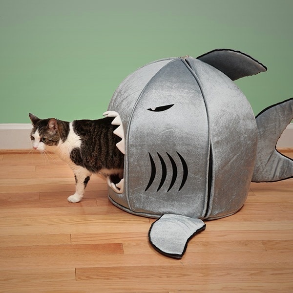Japanese Nanotechnology Shark Pet Beds #pet #gadget #home