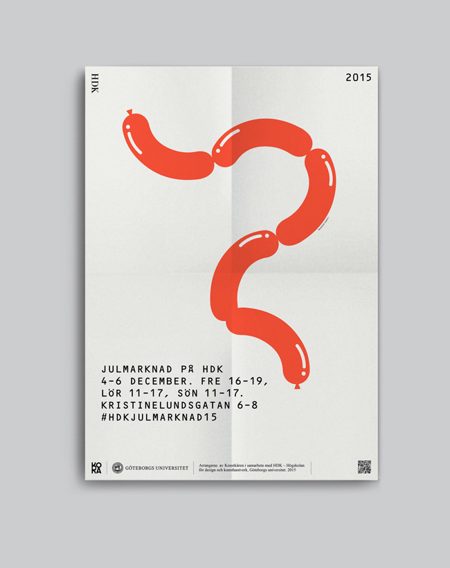 #Poster #Typography #Layout #Graphicdesign #Design #Sausage - Christine Jansson