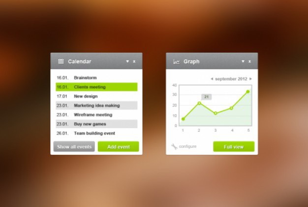 Administration widget or sidebar blocks Free Psd. See more inspiration related to Calendar, Graph, Psd, Block, Blocks, Administration, Horizontal, Widget and Sidebar on Freepik.