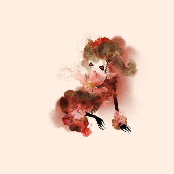 fashion illustration flower. the womb of woman. #fashion #collection #illustration
