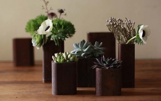 AUGER + ORE #steel #augerandore #planter