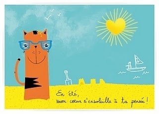 Isa's blog #illustration #summer #postcard