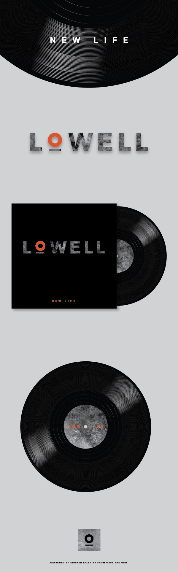 Lowell Crabb Album Cover music2 #album #modern #black #texture #cover #record