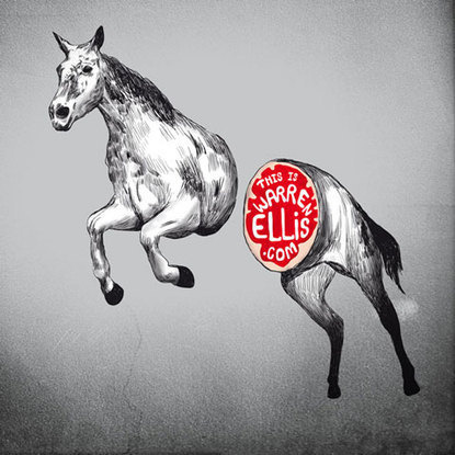 Horse halves via Baubauhaus. #illustration #horse