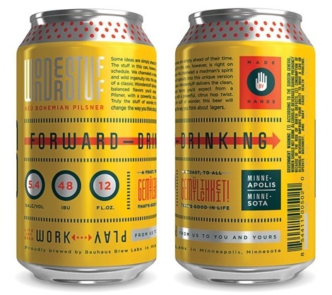 Bauhaus Brew Lab Cans #packaging #beer #can #label