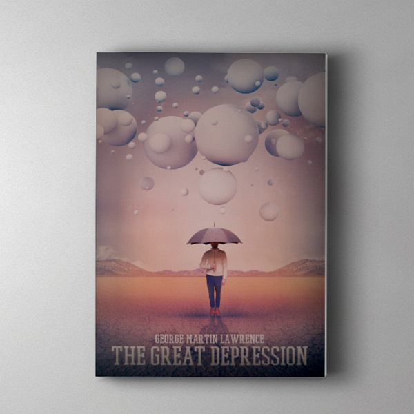 The Great Depression #inspiration #design #graphic #cover #illustration