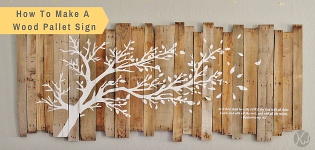 Love the white tree on the wood