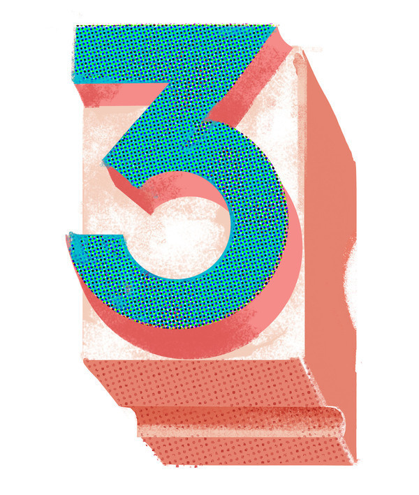 Three Wired on Illustration Served #illustration #number