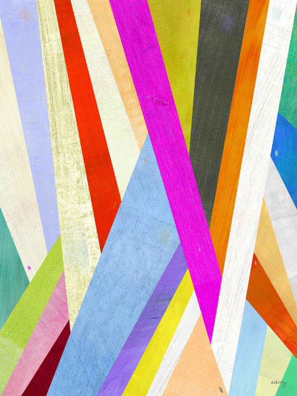 Two Ems Diagonal Abstract #illustration #color #pattern