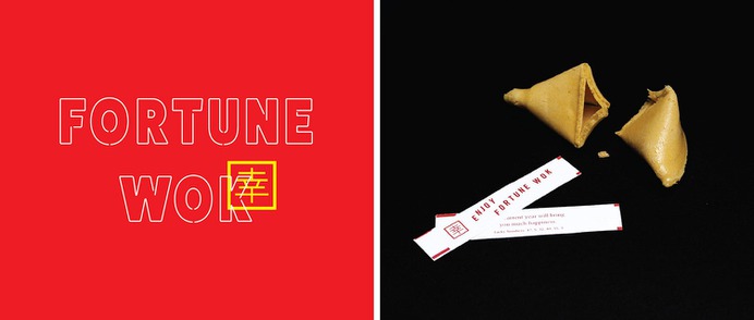 Fortune Wok Identity - Mindsparkle Mag The University of Kansas designed the brand refresh for Fortune Wok. Since 2001, Fortune Wok has been proudly serving the Kansas City area with unbeatable Chinese food. #logo #packaging #identity #branding #design #color #photography #graphic #design #gallery #blog #project #mindsparkle #mag #beautiful #portfolio #designer