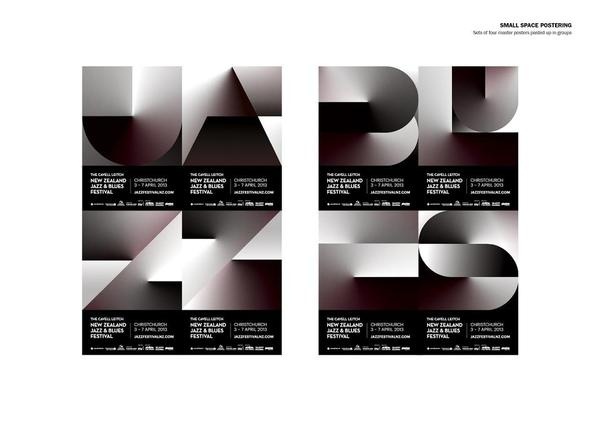 Best Awards Strategy Design and Advertising. / New Zealand Jazz & Blues Festival #jazz #design #graphic #poster
