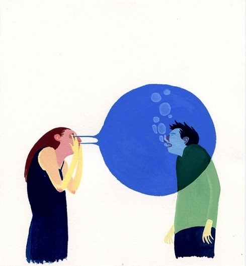 Doing Fine » Blog Archive #bubble #davis #eleanor #eye #painting #art