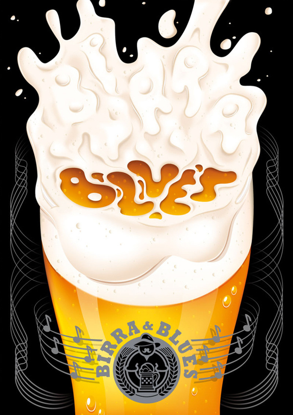 Birra & Blues #beer #lettering #blues #birra