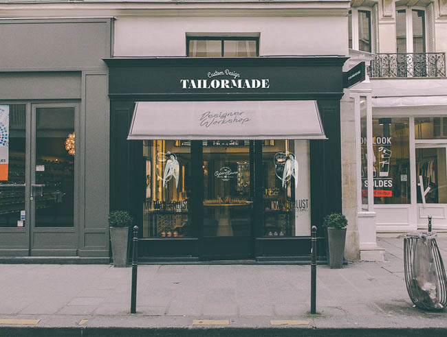 Free Realistic Signs & Facades PSD Mockups for Designer