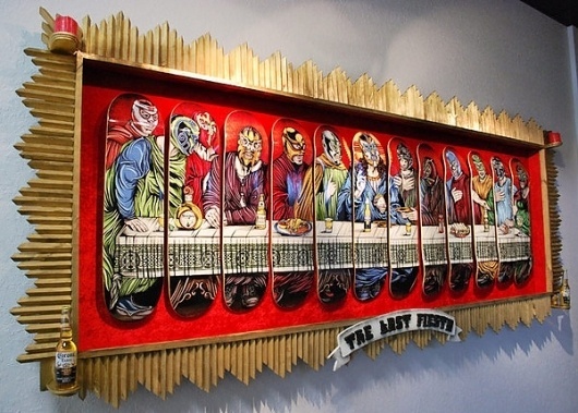 The Last Fiesta: 12 Skate Decks #illustrion