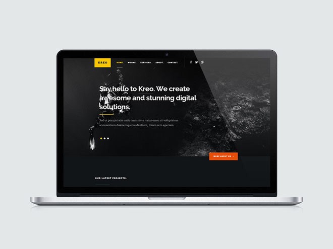 Kreo : Creative HTML5 Template for Freelancer