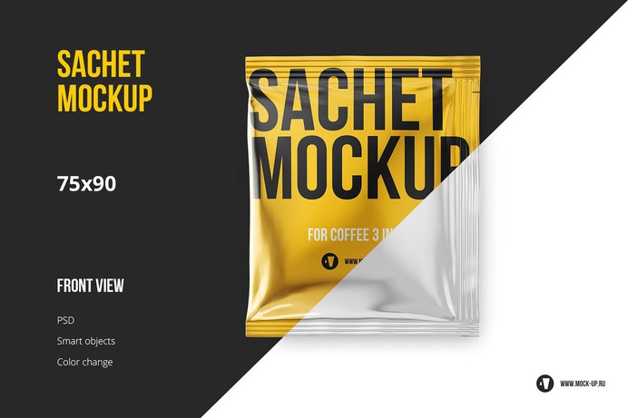 Wet Wipes Sachet Branding Mockups