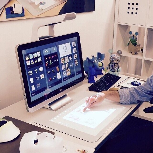 HP Sprout 23″ Multi-Touch Immersive Computer #inspiration #office #desk #home